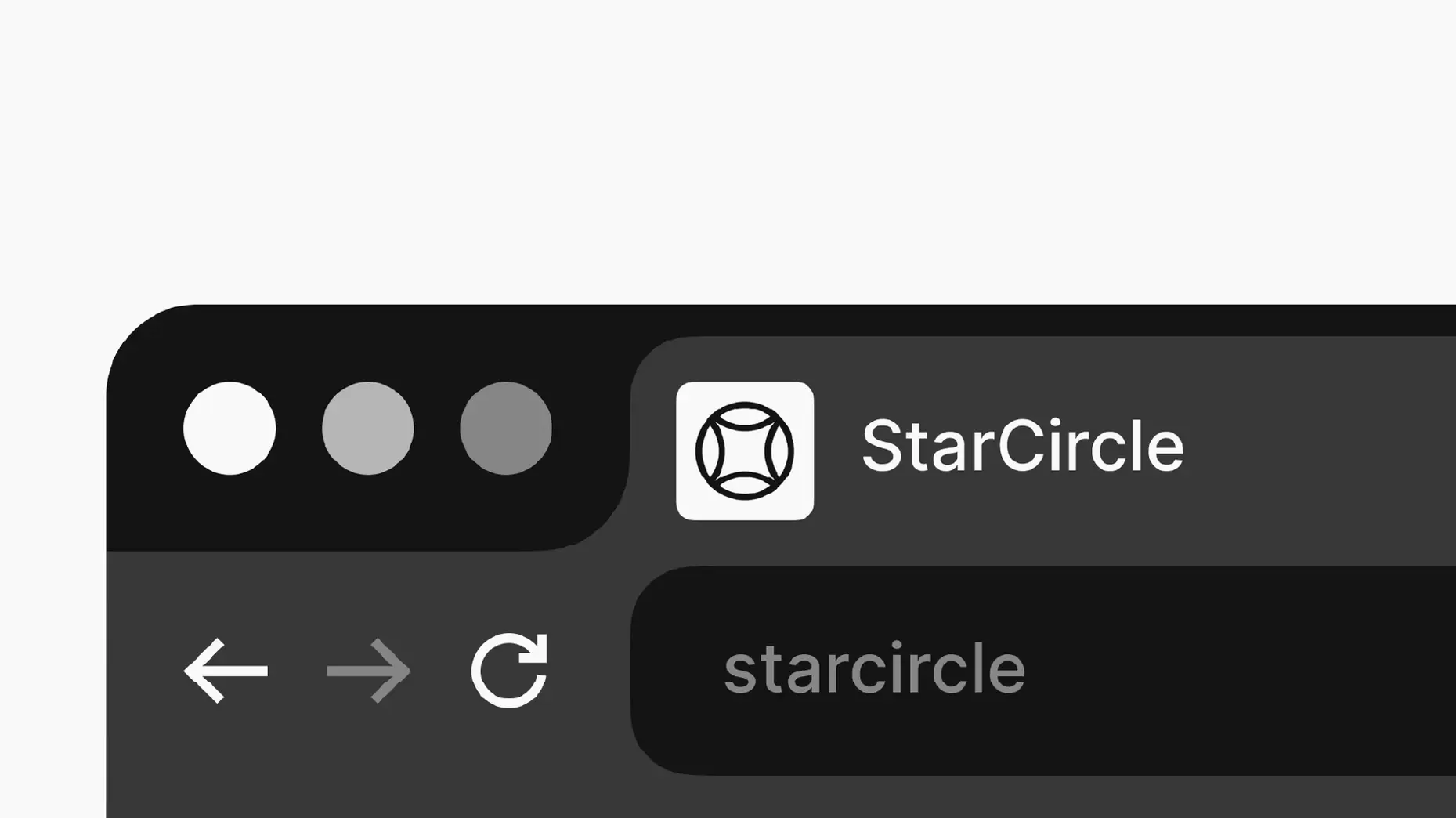 starcircle website mockup